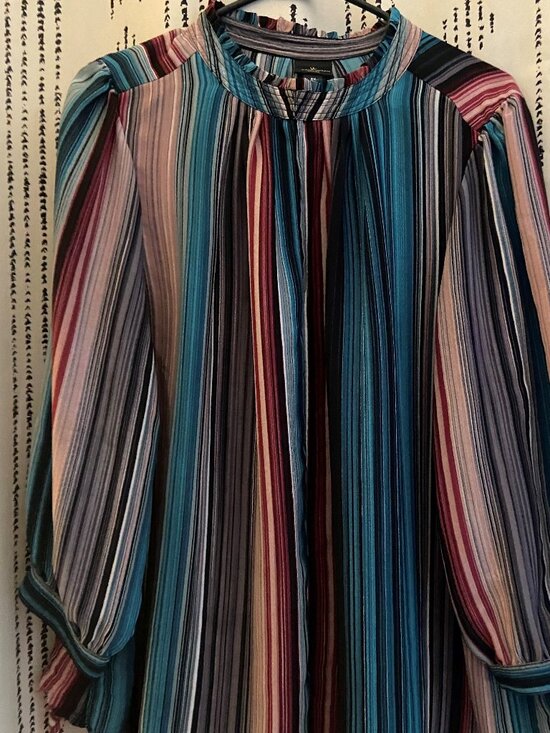 Worthington Woman Tops - Stripped Woman's Blouse